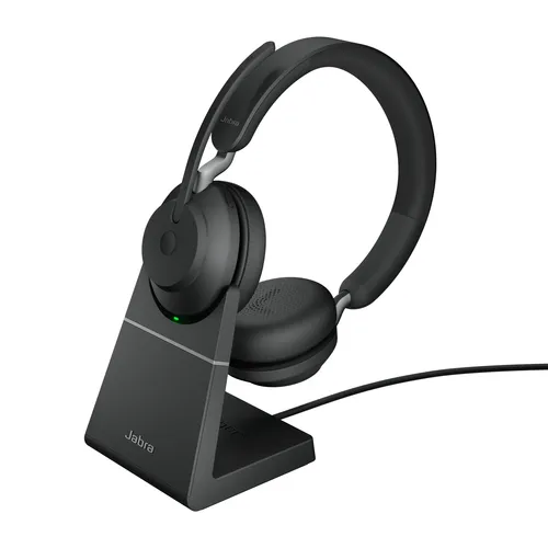 Jabra Evolve2 65 Bluetooth Headset UC Stereo USB-A with Stand