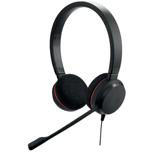 Jabra Evolve 20 Wired Headset MS Stereo (Black)