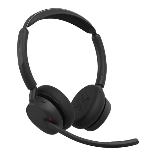 Jabra Evolve3 45 Bluetooth Headset UC Stereo with Stand (Black)