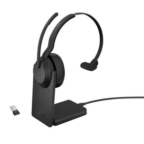 Jabra Evolve2 55 Bluetooth Headset UC Mono USB-A with Stand