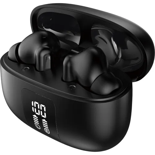 Verbatim TruSound Hybrid ANC & ENC Bluetooth Earbuds (Black)