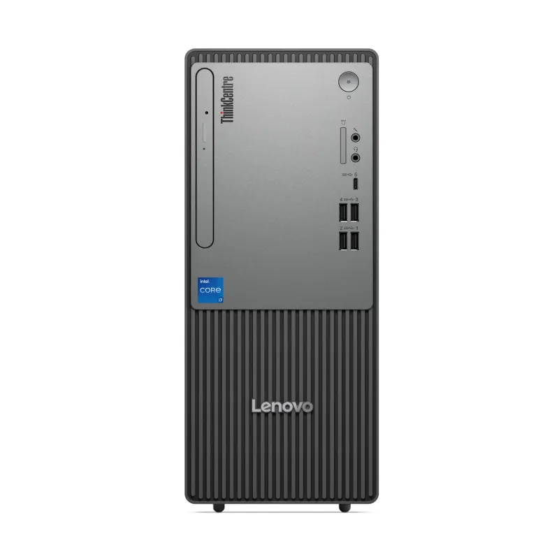 ThinkCentre neo 50t Gen 5 Intel® Core™ i5 i5-14400 16 GB DDR5-SDRAM 1 TB SSD Windows 11 Pro Tower PC Black