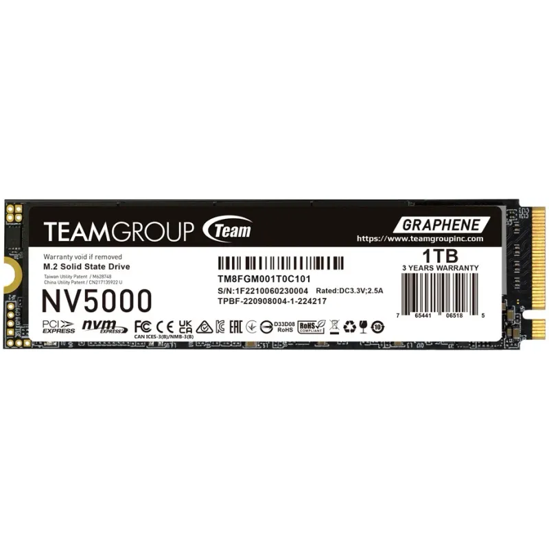 TEAMGROUP 1TB NV5000 NVMe SSD
