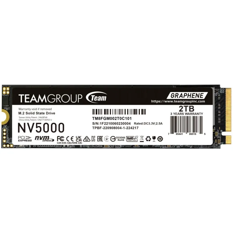 TEAMGROUP 2TB NV5000 NVMe SSD