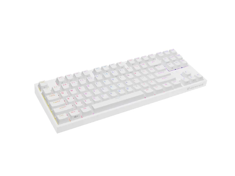 Genesis Thor 404 TKL RGB Gateron Yellow Pro US (White)