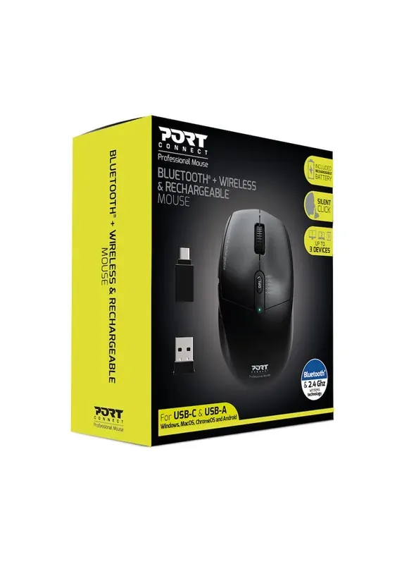 Port Designs Office Pro Rechargeable Mouse