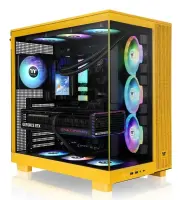Thermaltake View 380 XL TG ARGB Dzeltens