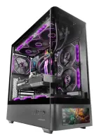 Mars Gaming MCLCDPRO Midi Tower Black