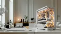Modecom Volcano Stellar Plus Midi Tempered Glass USB-C (White)