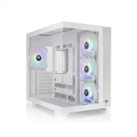 Thermaltake S380 TG ARGB Snow White Tempered Glass