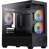 Aerocool P300D G-BK-v1 Tempered Glass