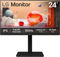 LG 24BA450-B computer monitor 60.5 cm (23.8") 1920 x 1080 pixels Full HD Black