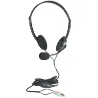 Manhattan Stereo On-Ear Headset 3.5mm (Black)