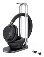 Yealink BH76 Plus + Charging Stand UC USB-C/A Bluetooth (melnas)
