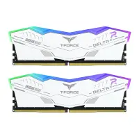 TEAMGROUP 32GB 6000MHz CL30 DDR5 T-Force Delta Alpha RGB kit (2x16) White
