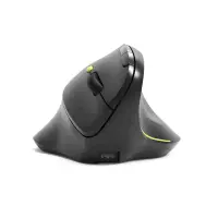 Port Designs Ergo Soft Wireless Bluetooth Ergonomic Mouse Right-Handed (Black)