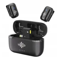 LUUCCO Minipods K2 2x Wireless Lavalier Lightning (czarny)