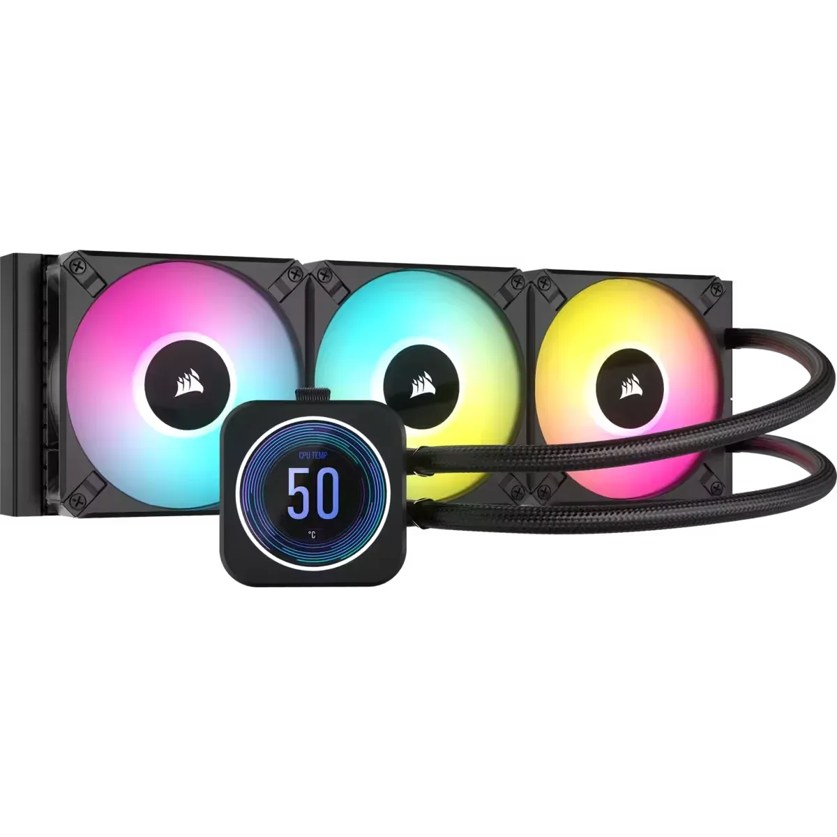 Corsair iCUE H150i ELITE LCD XT 360mm skystinis aušintuvas - naudotas